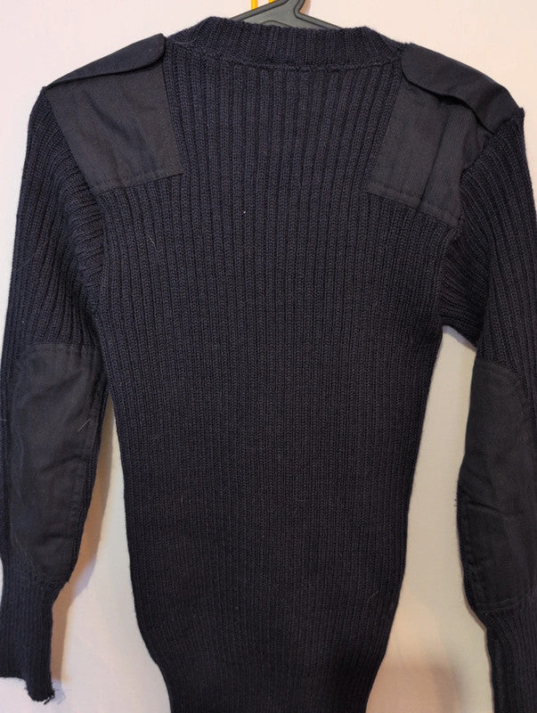 Jersey men's heavy duty navy jumper size small