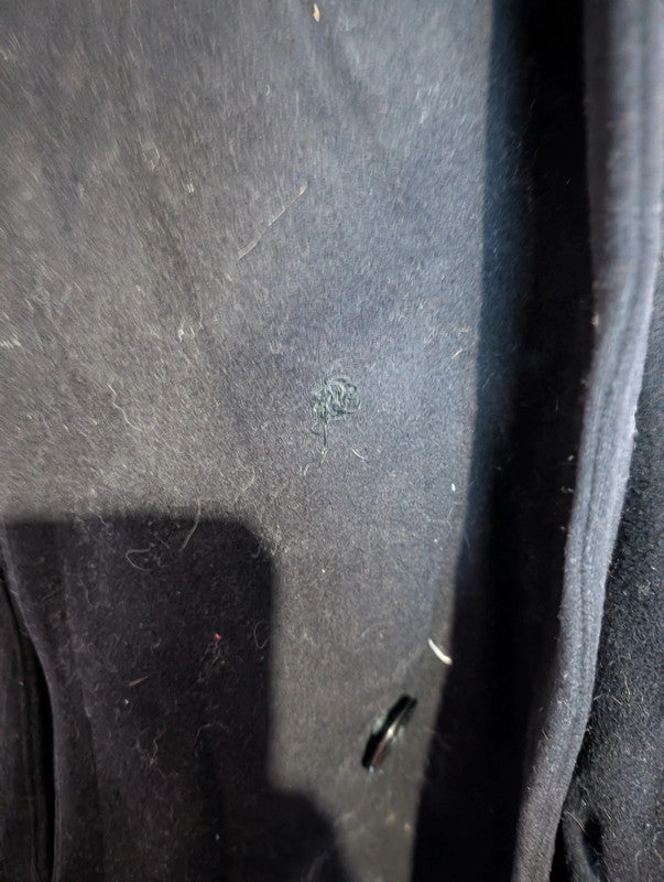 American size medium men's wool navy pea coat