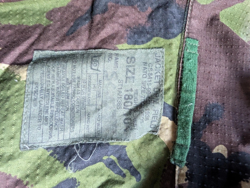 British military dpm field jacket size large