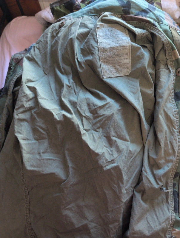 1990 US army cold weather jacket size medium