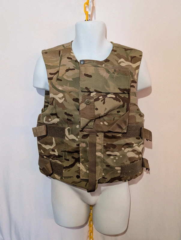 British army body armor cover with filler combat body armor