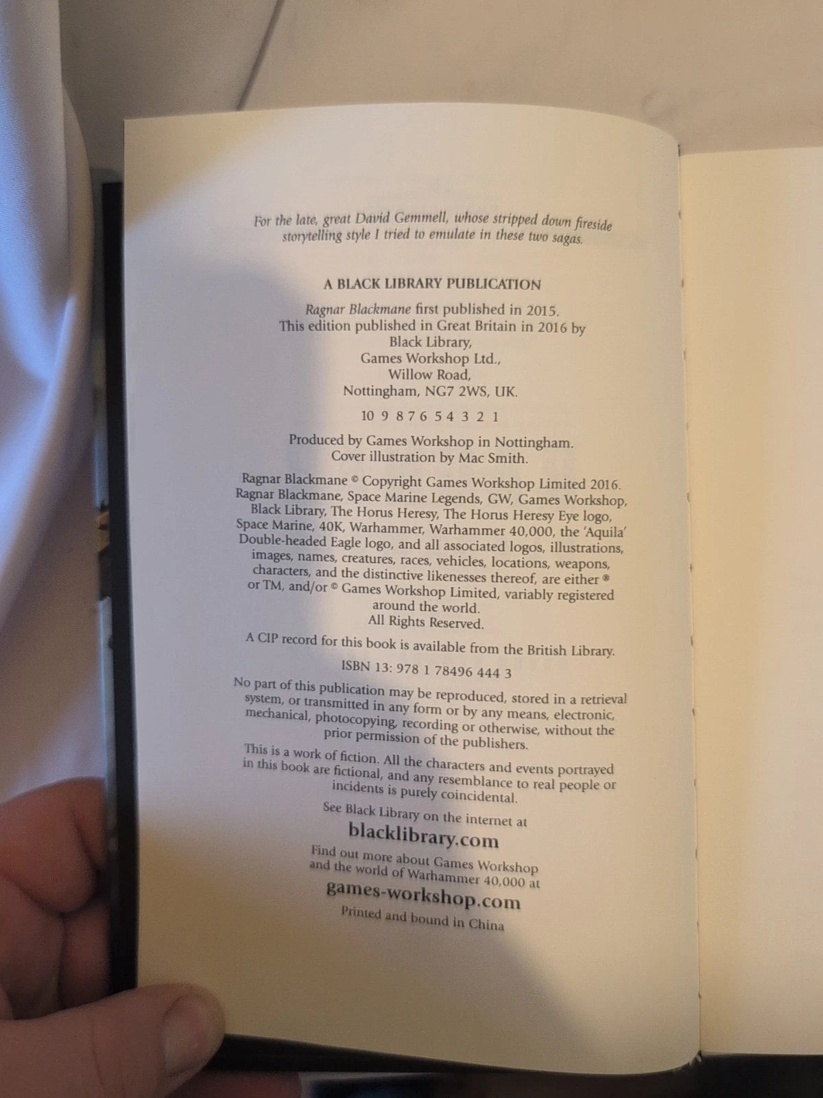 Warhammer 40k Ragnar Blackmane First Addition