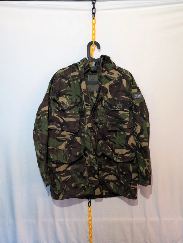 British combat windproof woodland smock