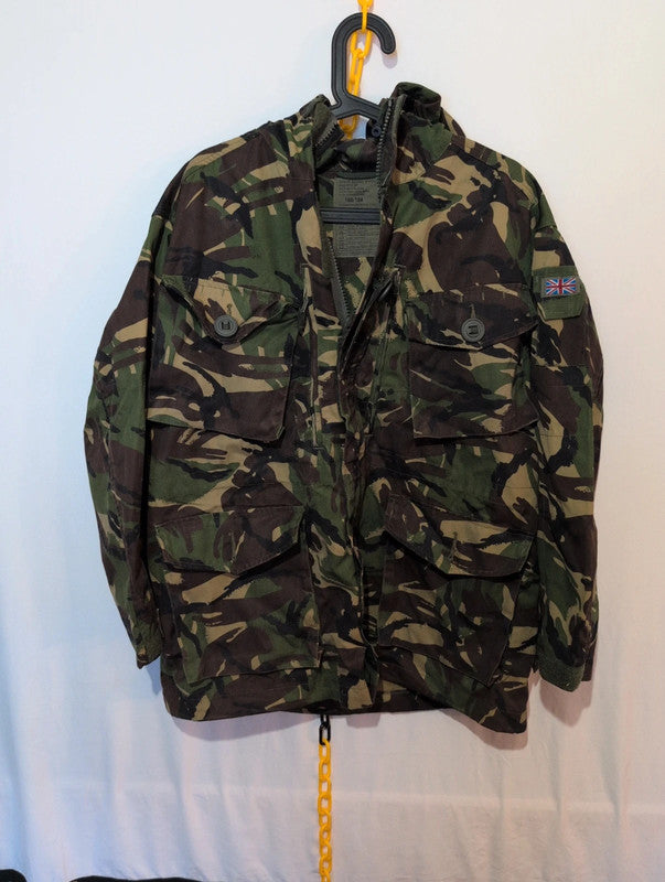 British combat windproof woodland smock