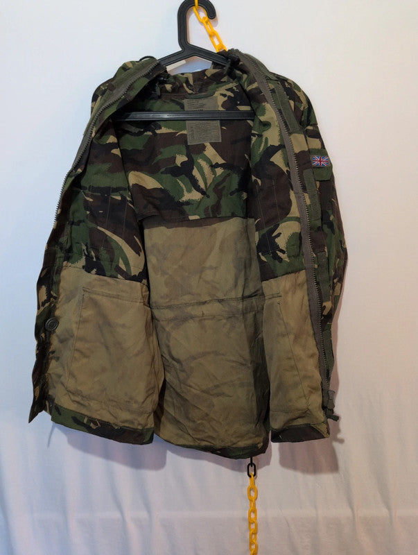 British combat windproof woodland smock