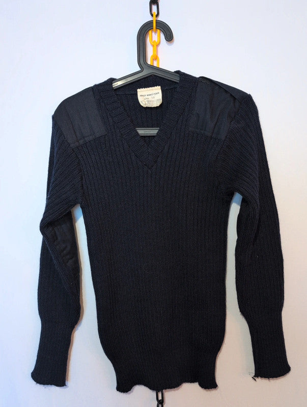 Jersey men's heavy duty navy jumper size small