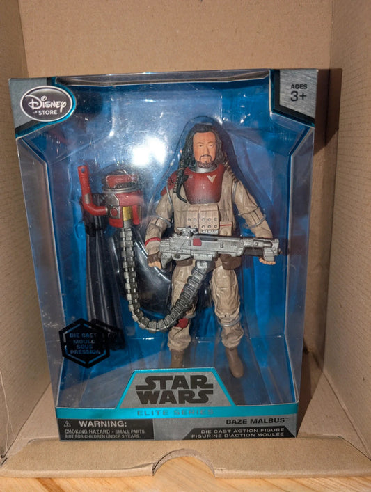 Star wars elite series diecast action figure baze malbus