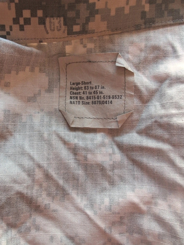 Us army combat coat uniform urban camouflage