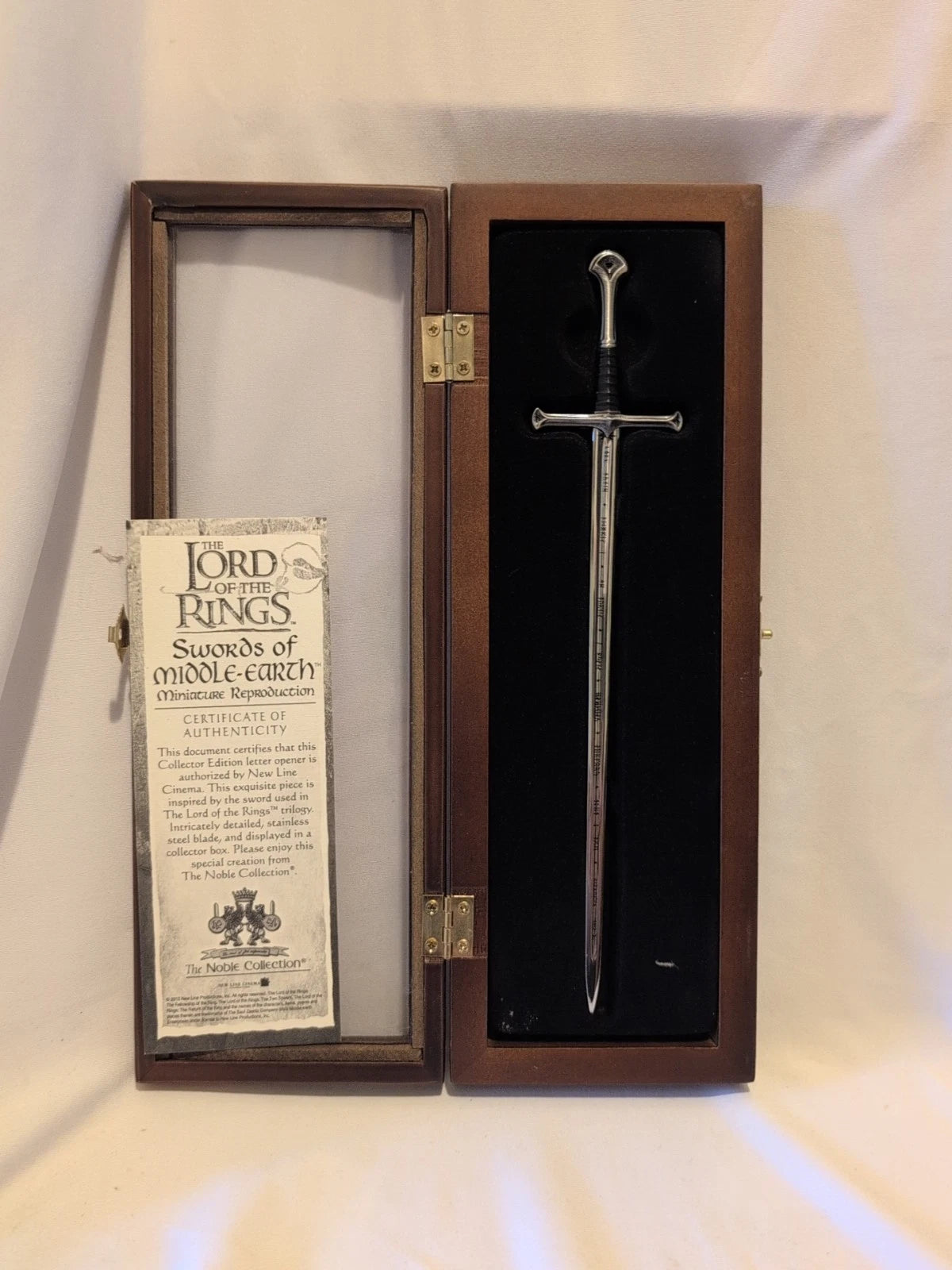 Lord Of The Rings Swords Of Middle Earth Letter Opener