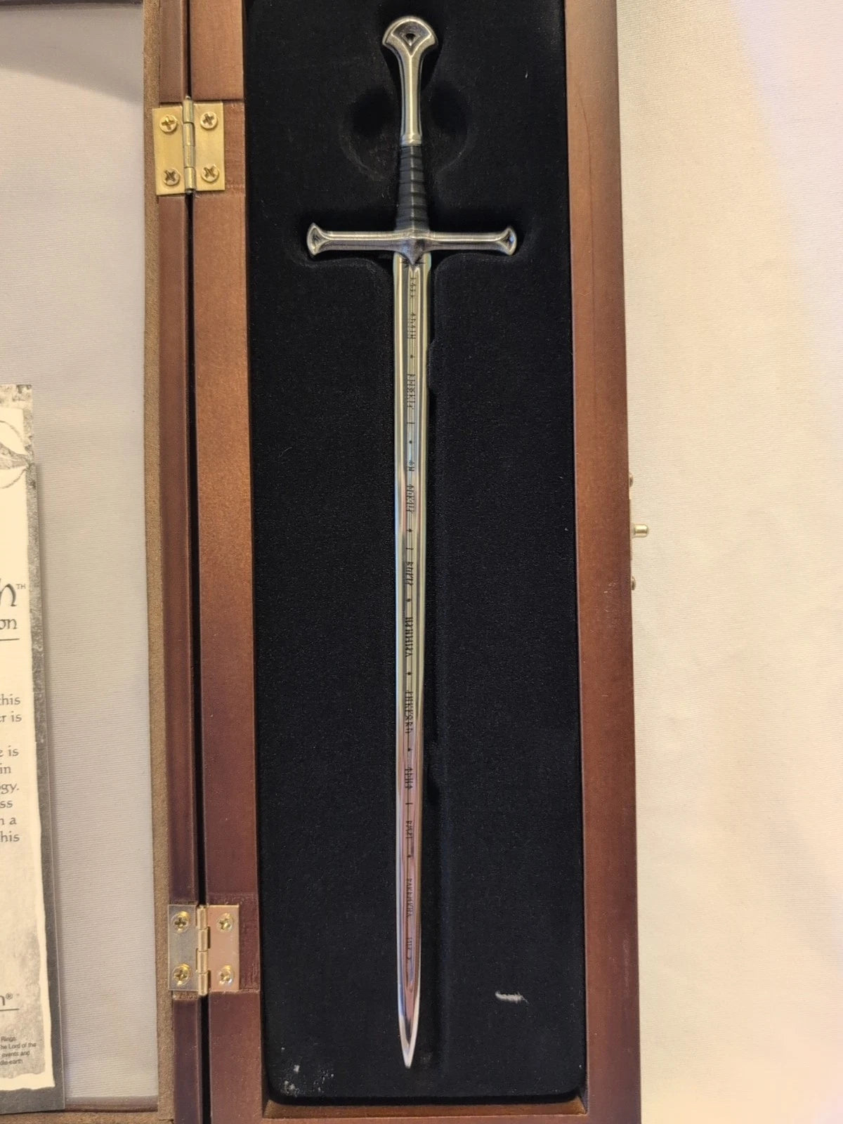 Lord Of The Rings Swords Of Middle Earth Letter Opener